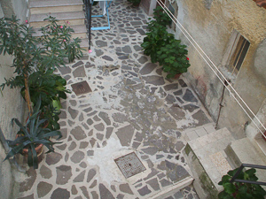 Prezza House Private Courtyard